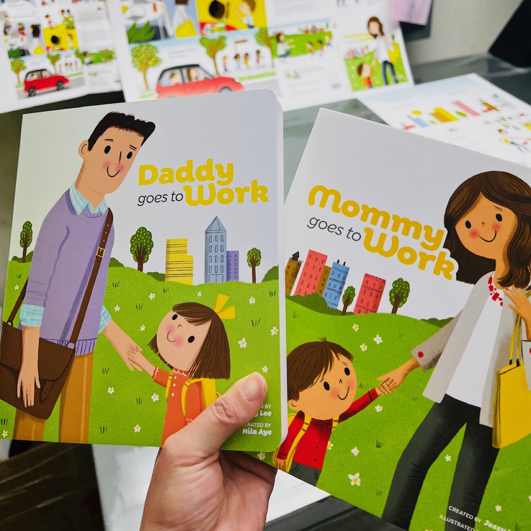 Mommy Goes to Work and Daddy Goes to Work storybooks